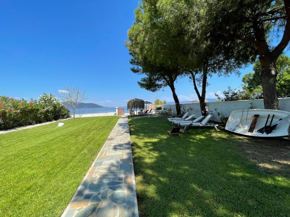 Pampas Seafront Villa, 6 Bedrooms, North Evvoia Kanatádhika Exterior photo