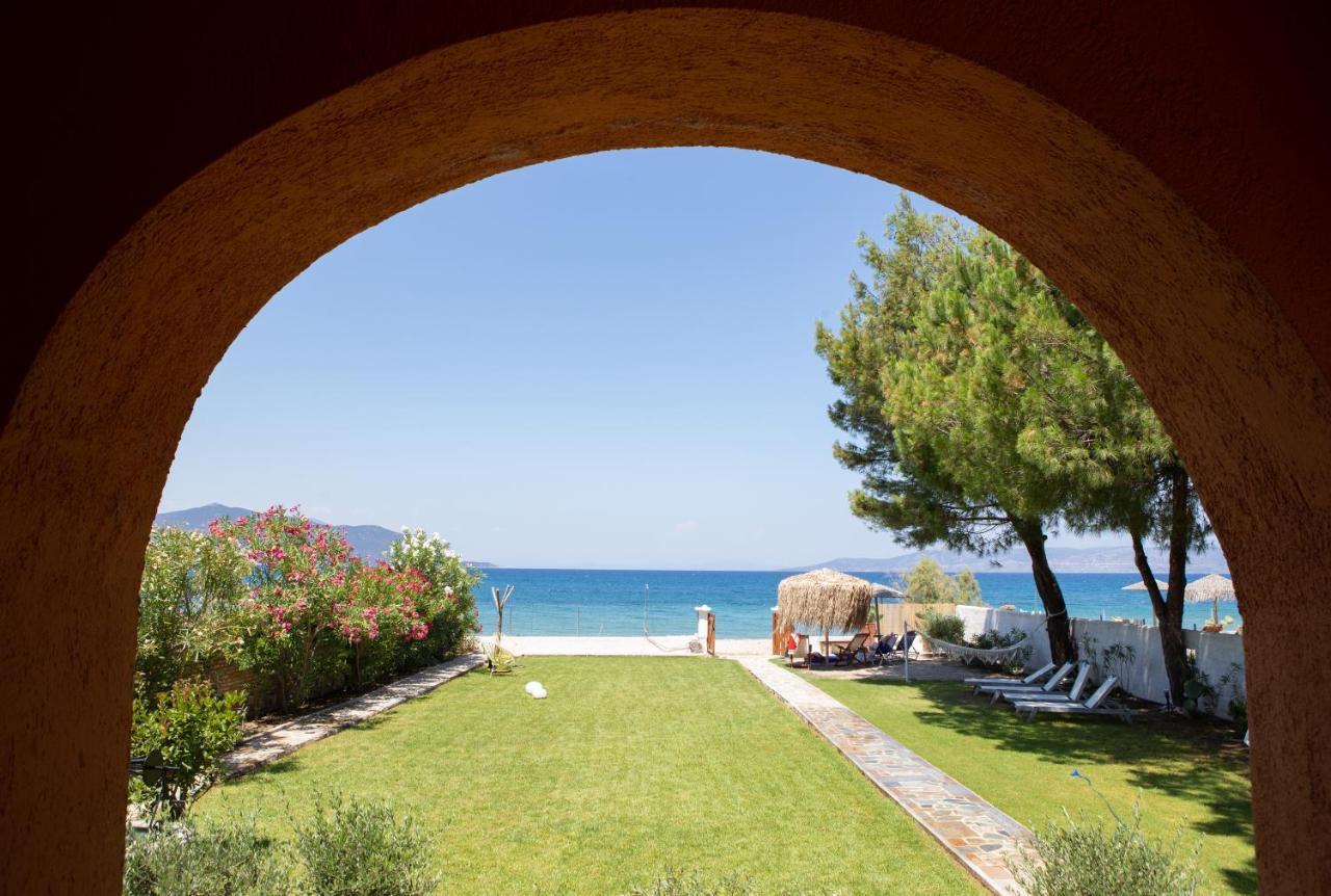Pampas Seafront Villa, 6 Bedrooms, North Evvoia Kanatádhika Exterior photo